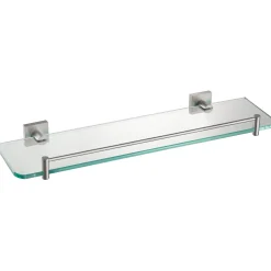 Bathroom Shelf in Brushed Nickel