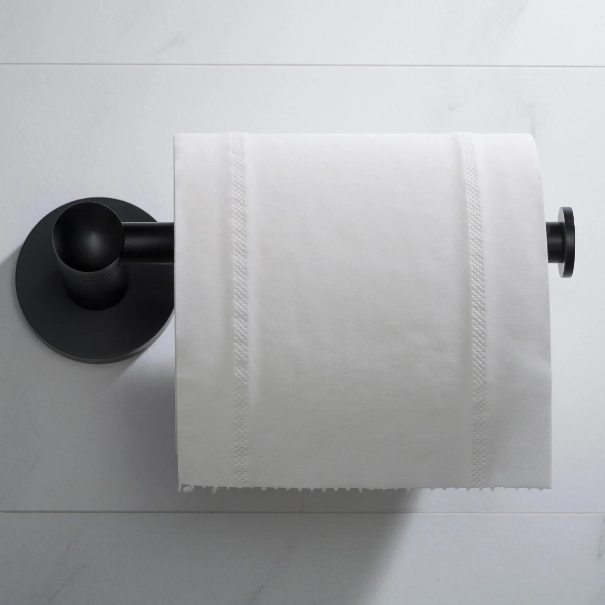 Bathroom Toilet Paper Holder in Matte Black