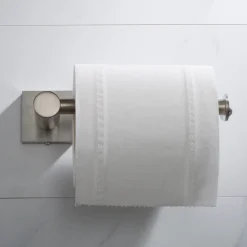 Bathroom Toilet Paper Holder in Brushed Nickel