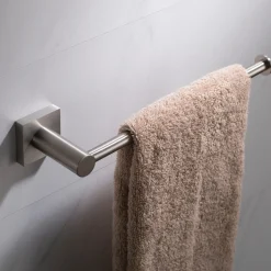 Bathroom Towel Bar in Brushed Nickel
