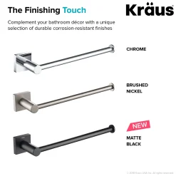 Bathroom Towel Bar in Brushed Nickel