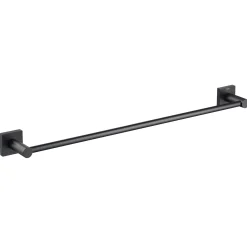 24" Bathroom Towel Bar in Matte Black