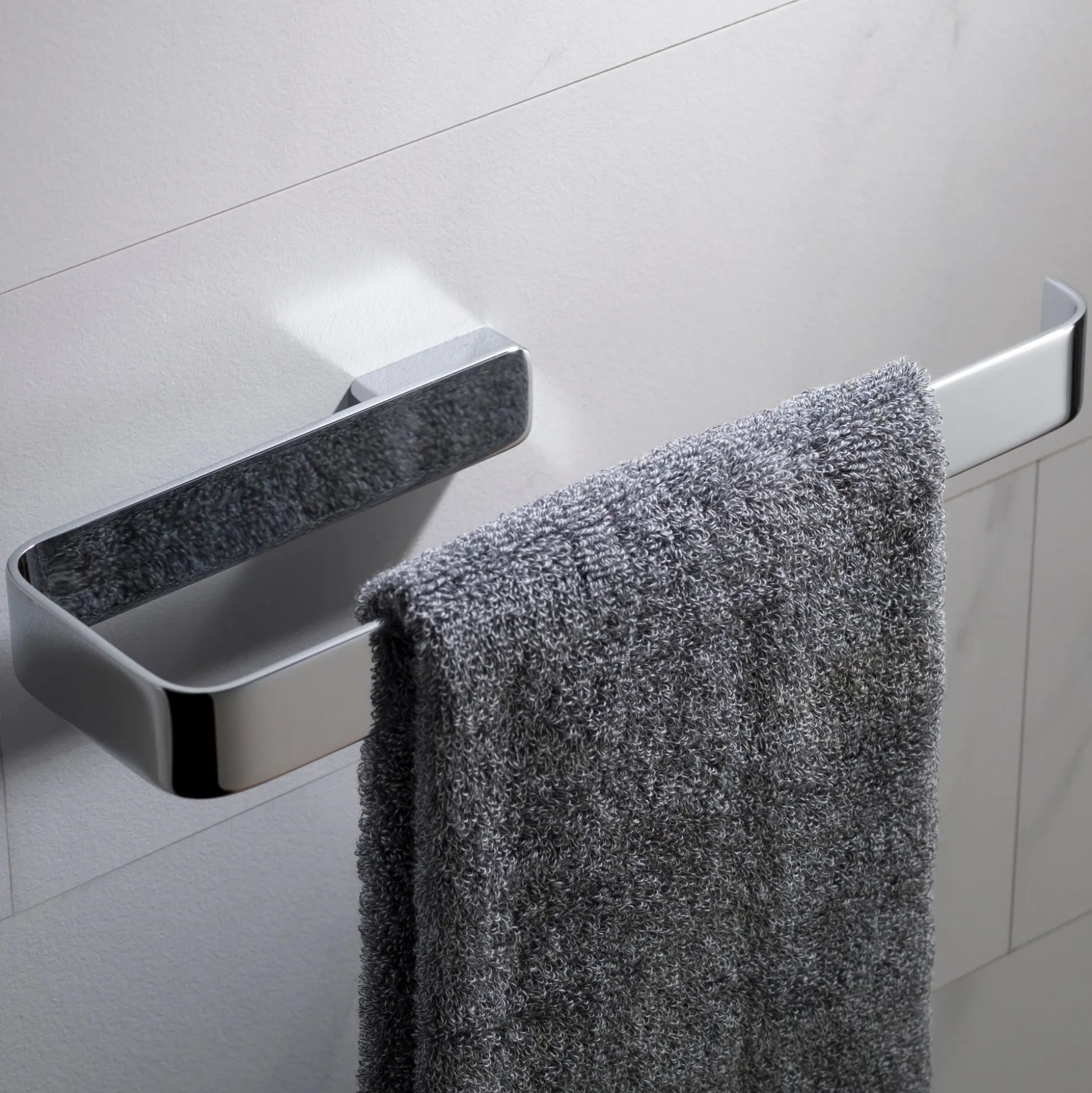 Bathroom Towel Ring in Chrome