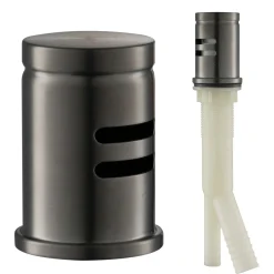 Dishwasher Air Gap in Spot Free Black Stainless