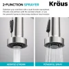 33" Drop-In/Top Mount Kitchen Sink w/ Bolden Commercial Pull-Down Faucet in Spot Free Stainless Steel/Matte Black