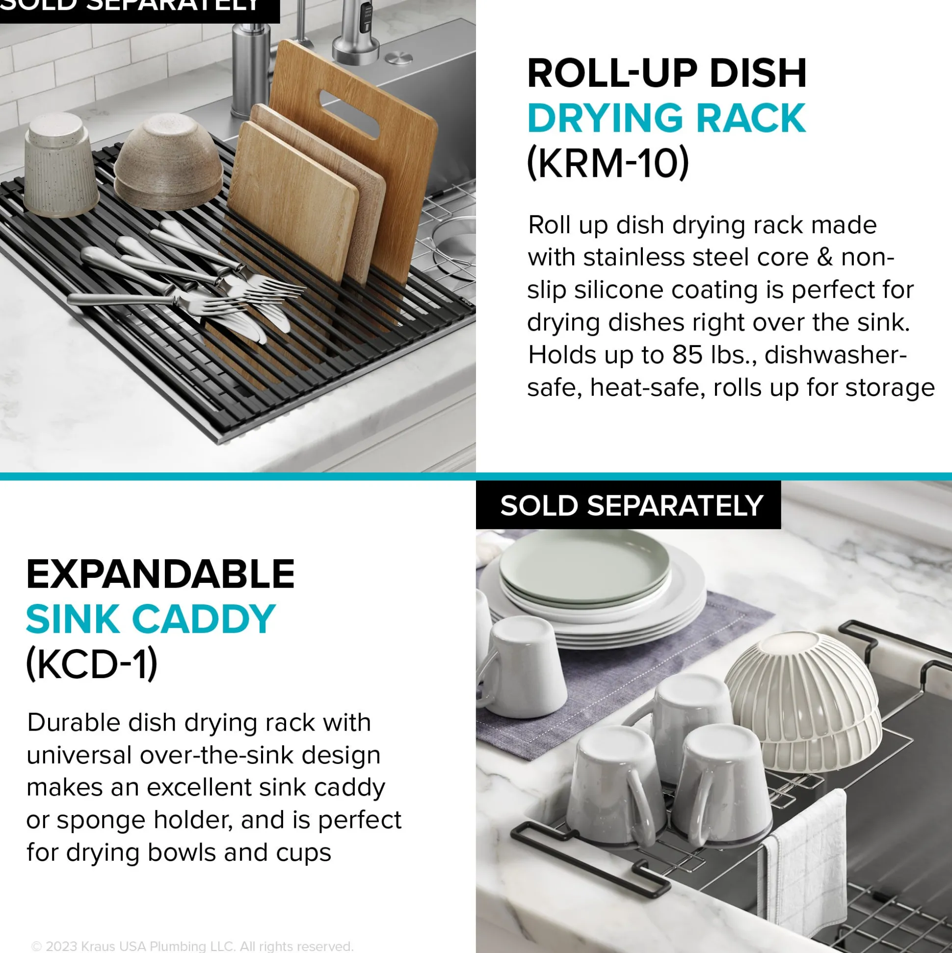 33" Drop-In/Top Mount Kitchen Sink w/ Bolden Commercial Pull-Down Faucet in Spot Free Stainless Steel/Chrome