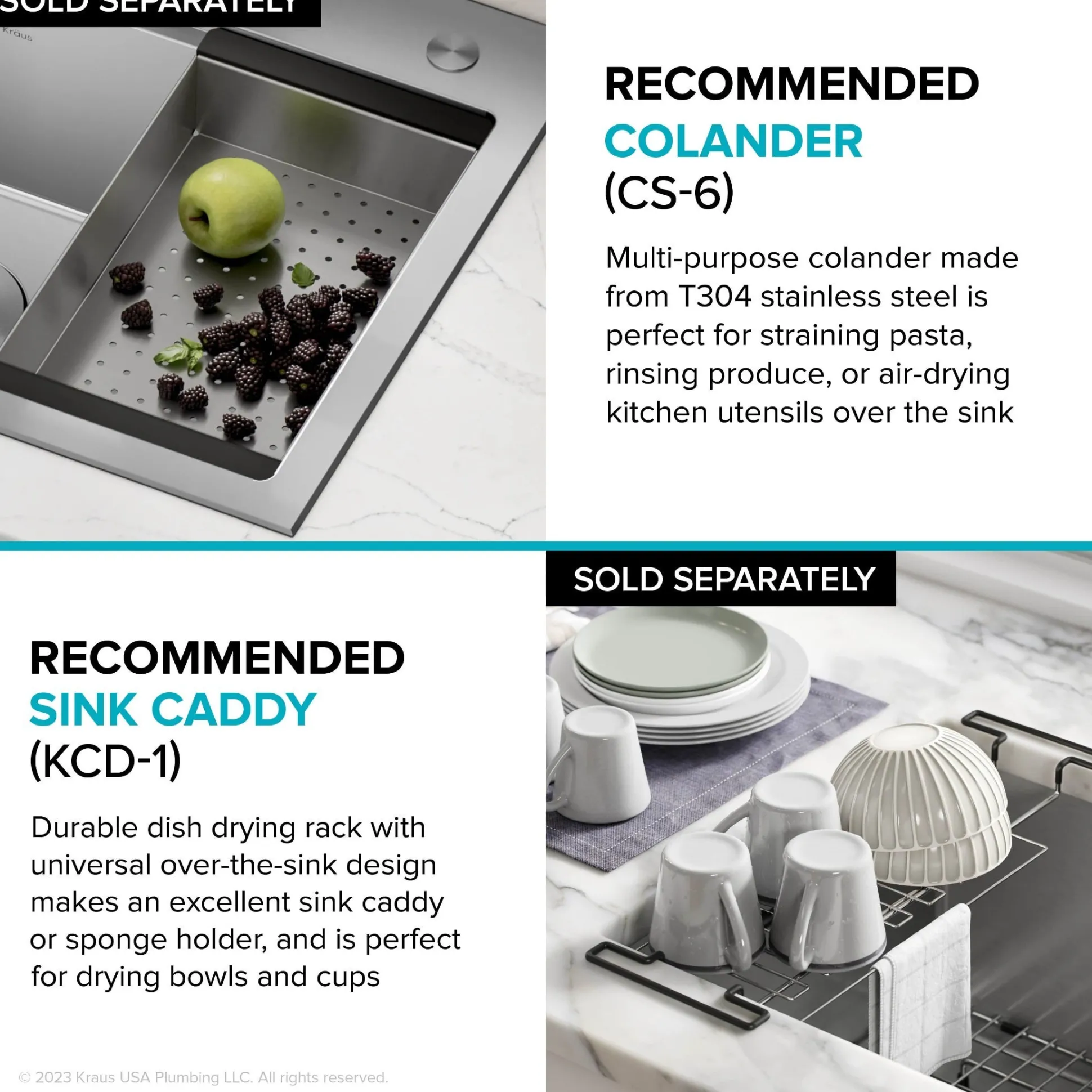 25" Drop In / Top Mount Workstation 16 Gauge Single Bowl Stainless Steel Kitchen Sink with Accessories