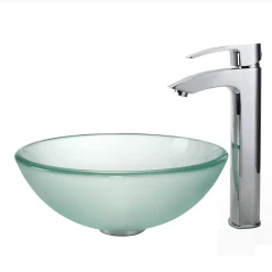 Frosted Glass Vessel 14