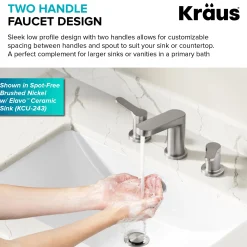 2-Handle 8-inch Widespread Bathroom Faucet in Matte Black with Pop Up Drain and Supply Lines