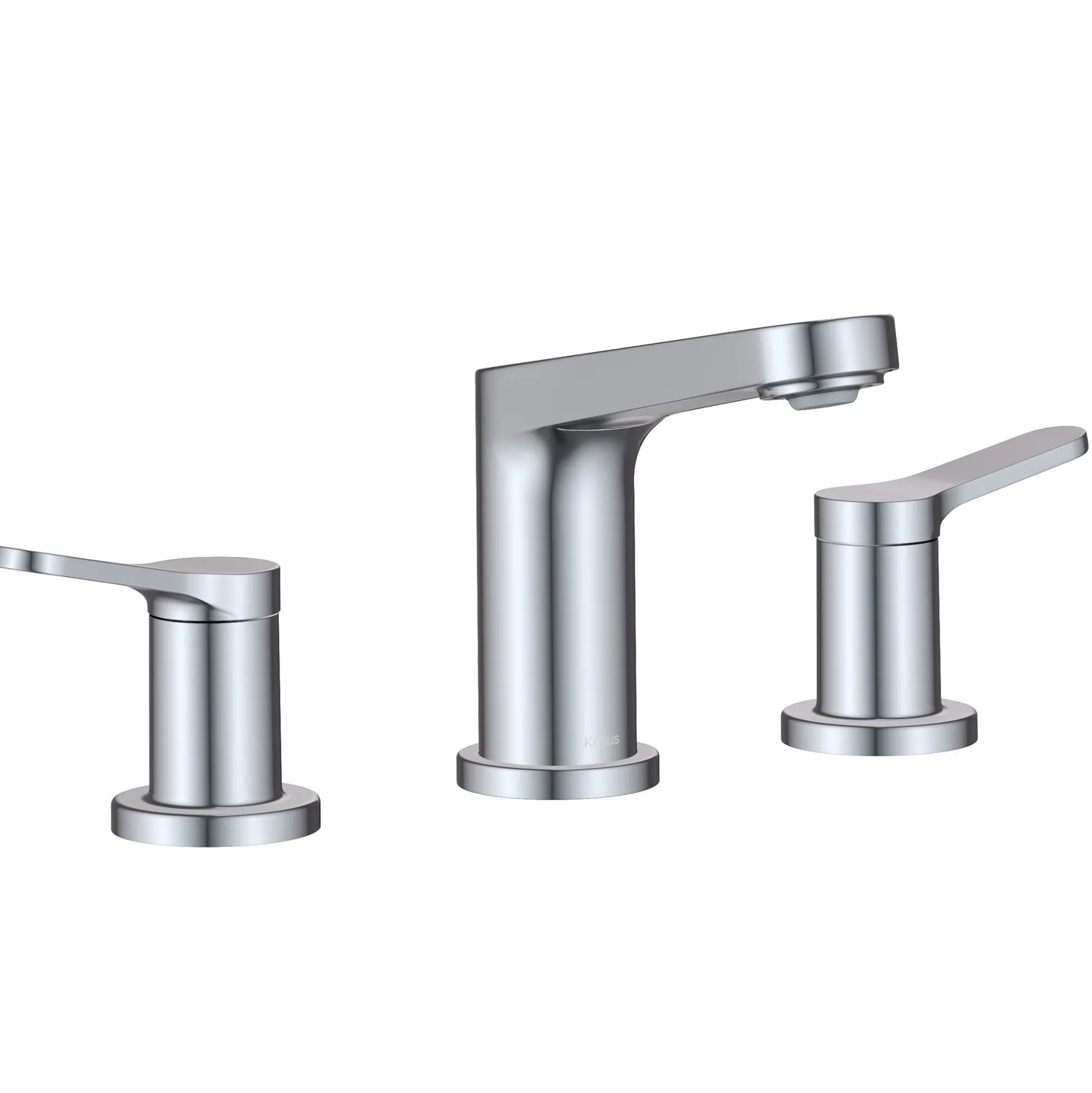 2-Handle 8-inch Widespread Bathroom Faucet in Chrome with Pop Up Drain and Supply Lines