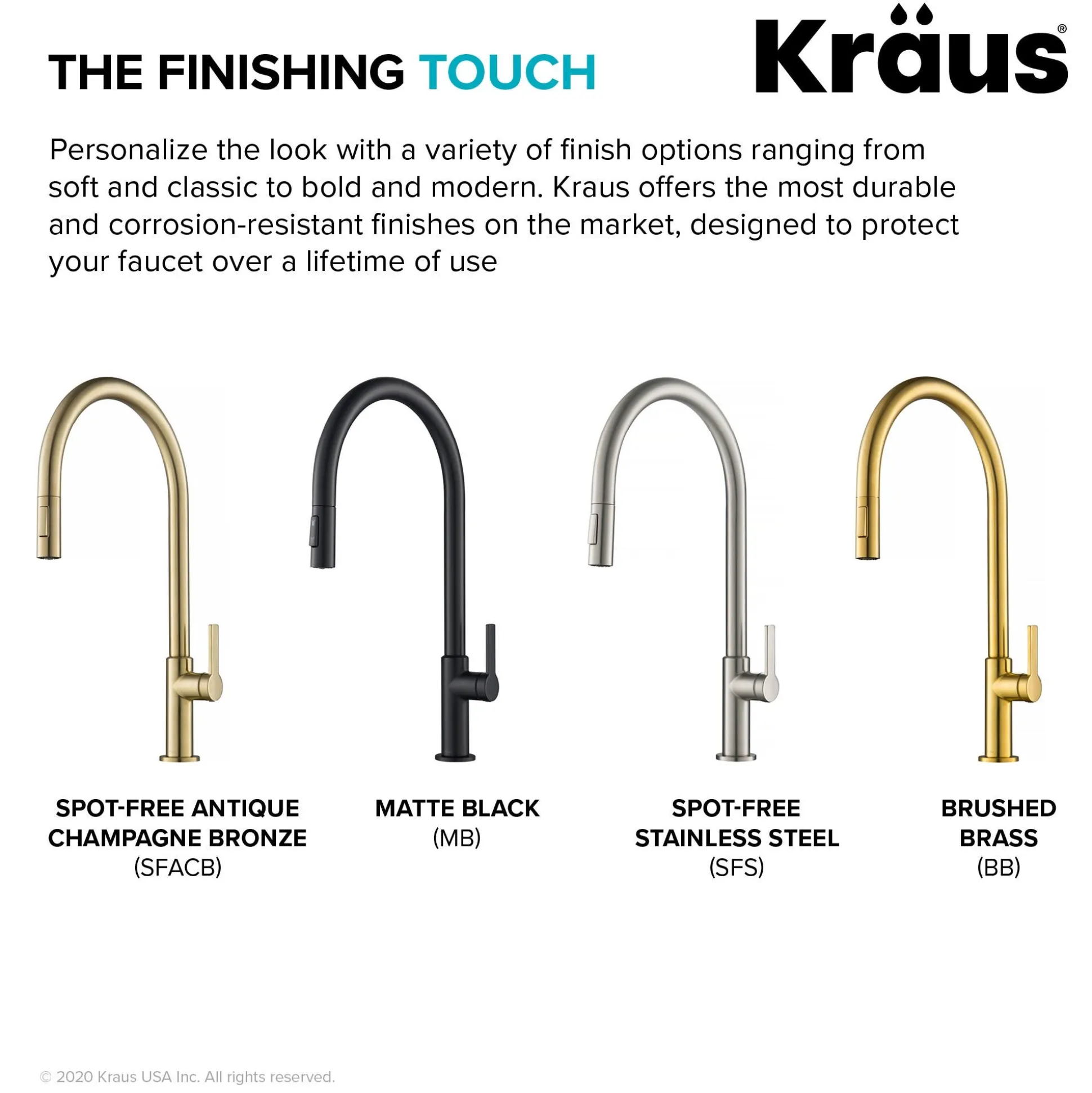 High-Arc Single Handle Pull-Down Kitchen Faucet in Brushed Brass