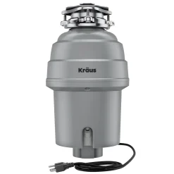 High-Speed 3/4 HP Continuous Feed Ultra-Quiet Motor Garbage Disposal with Power Cord and Flange Included and Universal Mount