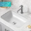 Pop-Up Drain for Bathroom Sink with Overflow in Spot-Free Stainless Steel
