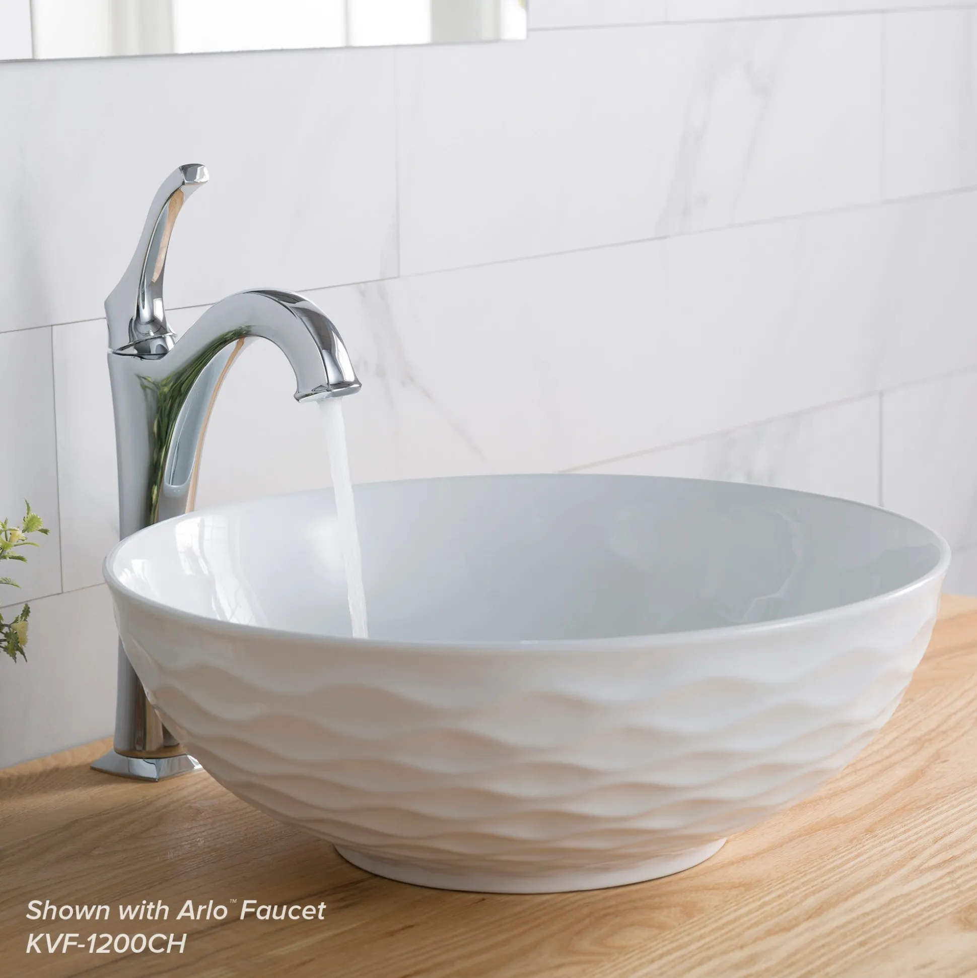 16 1/2" Round Vessel Ceramic Bathroom Sink in White