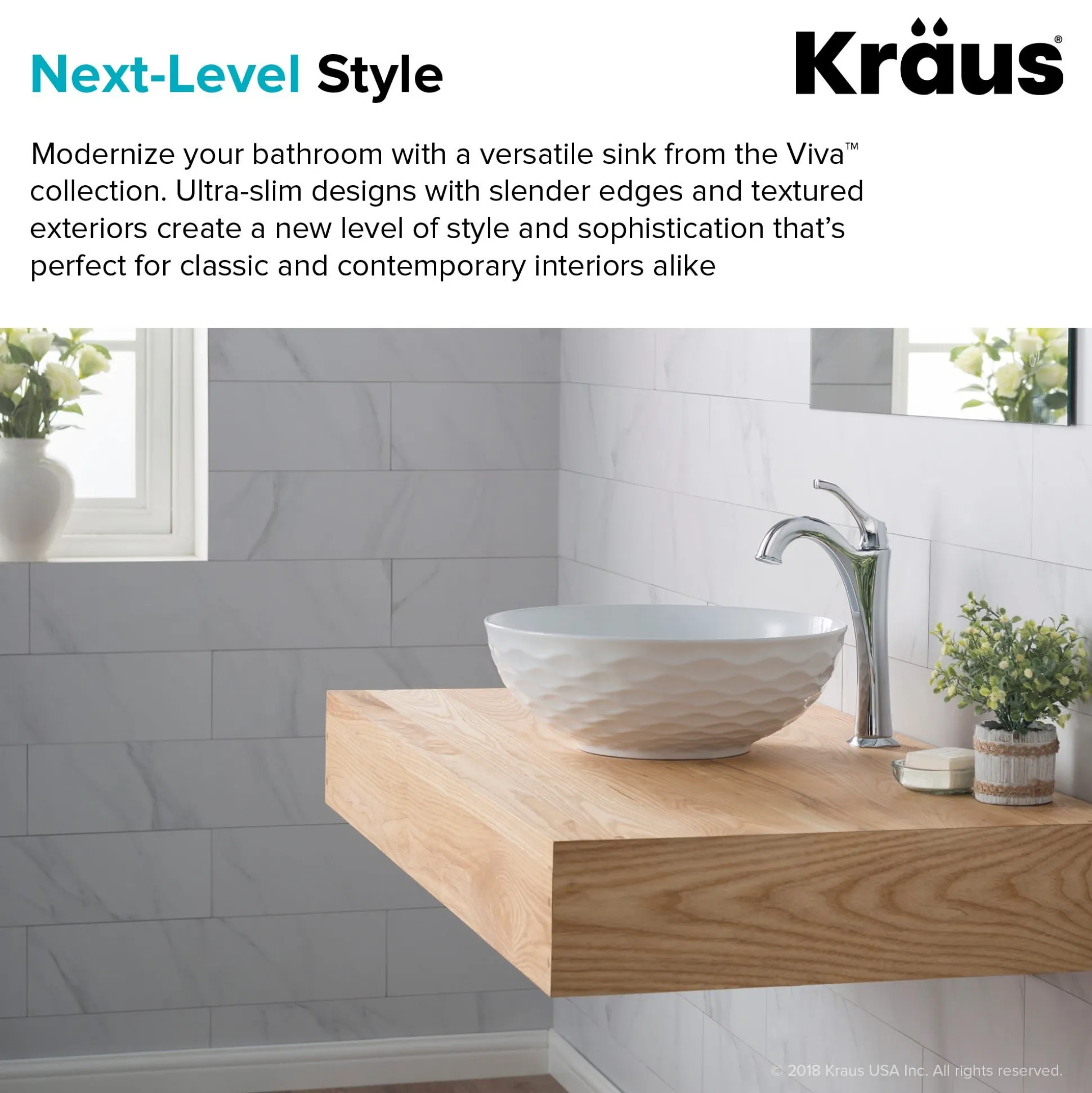 16 1/2" Round Vessel Ceramic Bathroom Sink in White