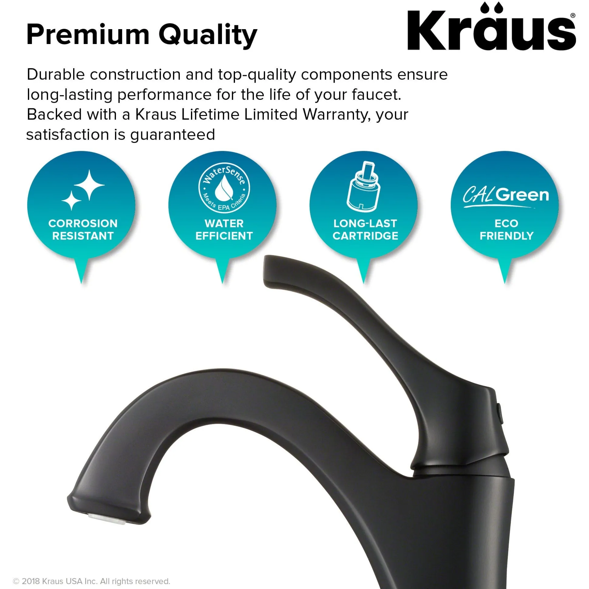 Single Handle Basin Bathroom Faucet with Lift Rod Drain and Deck Plate in Matte Black (2-Pack)