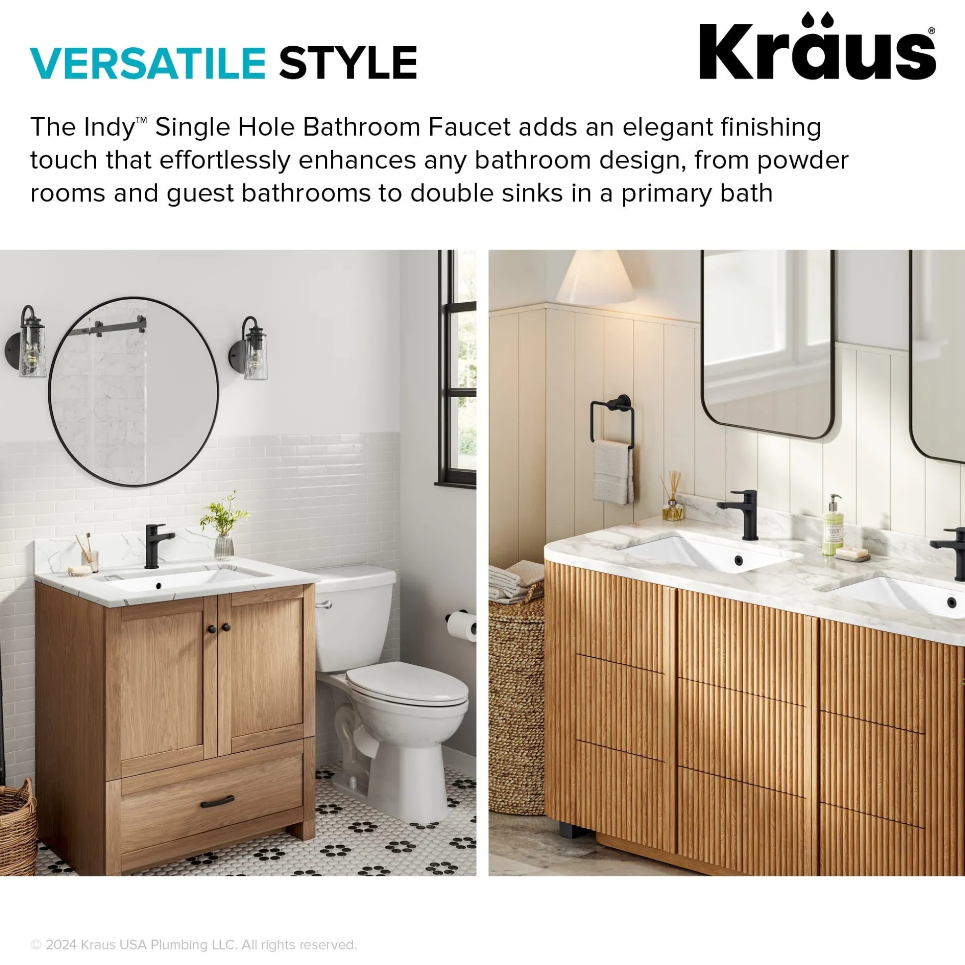 Single Handle Bathroom Faucet in Spot-Free Brushed Brass with Pop Up Drain and Supply Lines