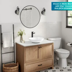 Single Handle Vessel Bathroom Faucet in Spot-Free Brushed Nickel with Pop Up Drain and Supply Lines