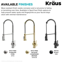 Touchless Sensor Commercial Single Handle Pull Down Kitchen Faucet in Spot Free Stainless Steel