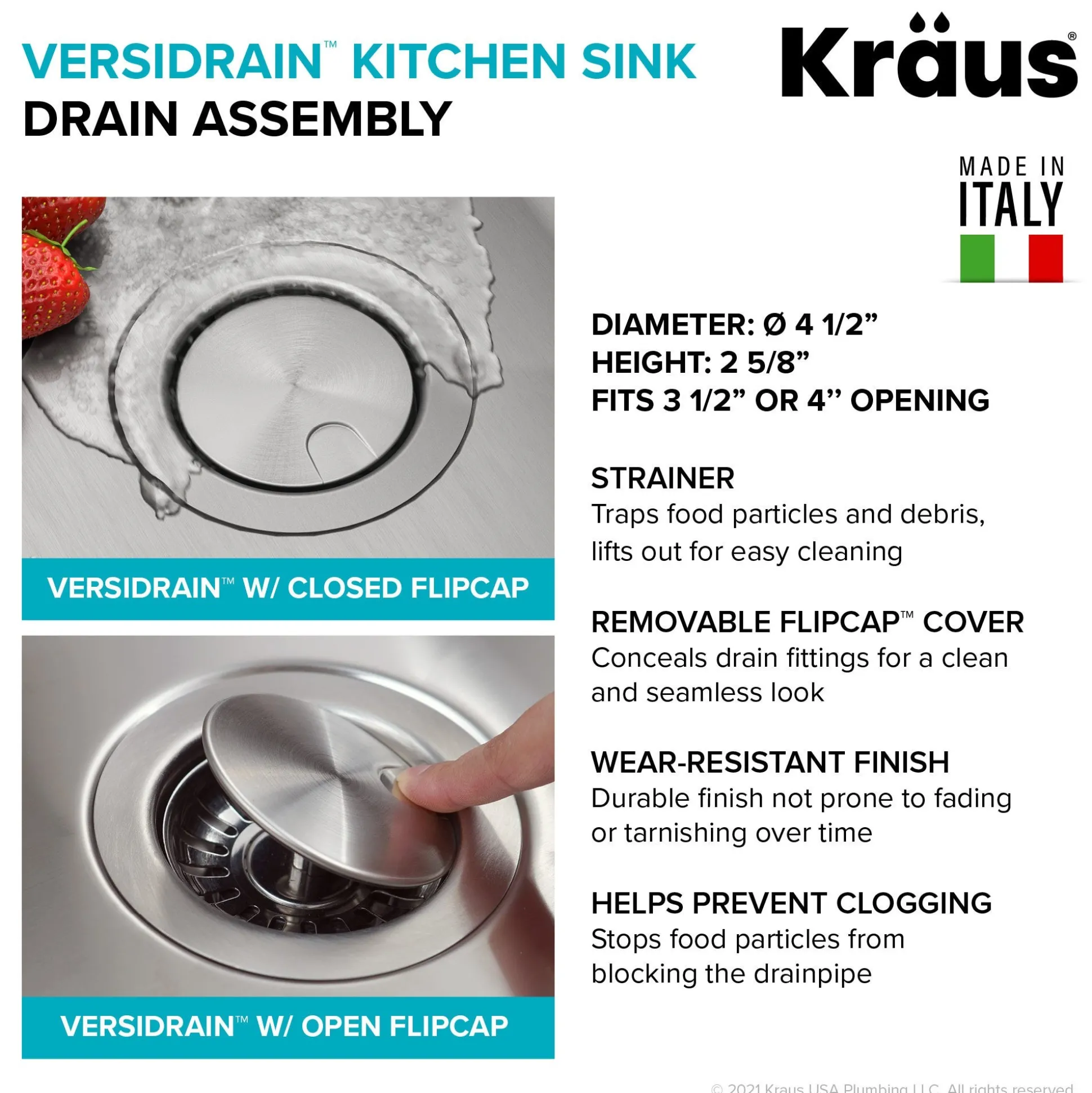 21" Undermount 16 Gauge Stainless Steel Single Bowl Kitchen Sink