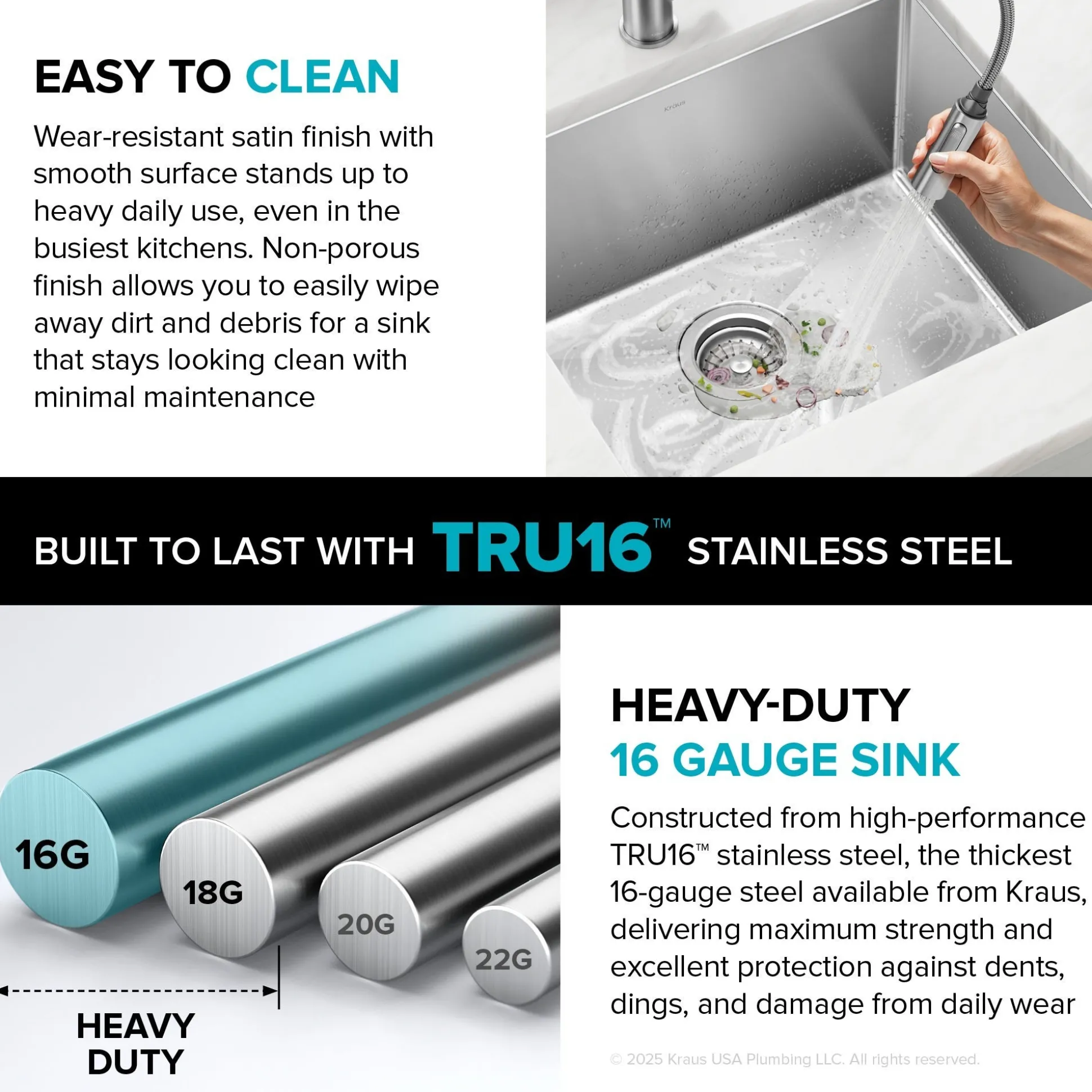 14" Undermount Single Bowl 16 Gauge Stainless Steel Bar Kitchen Sink