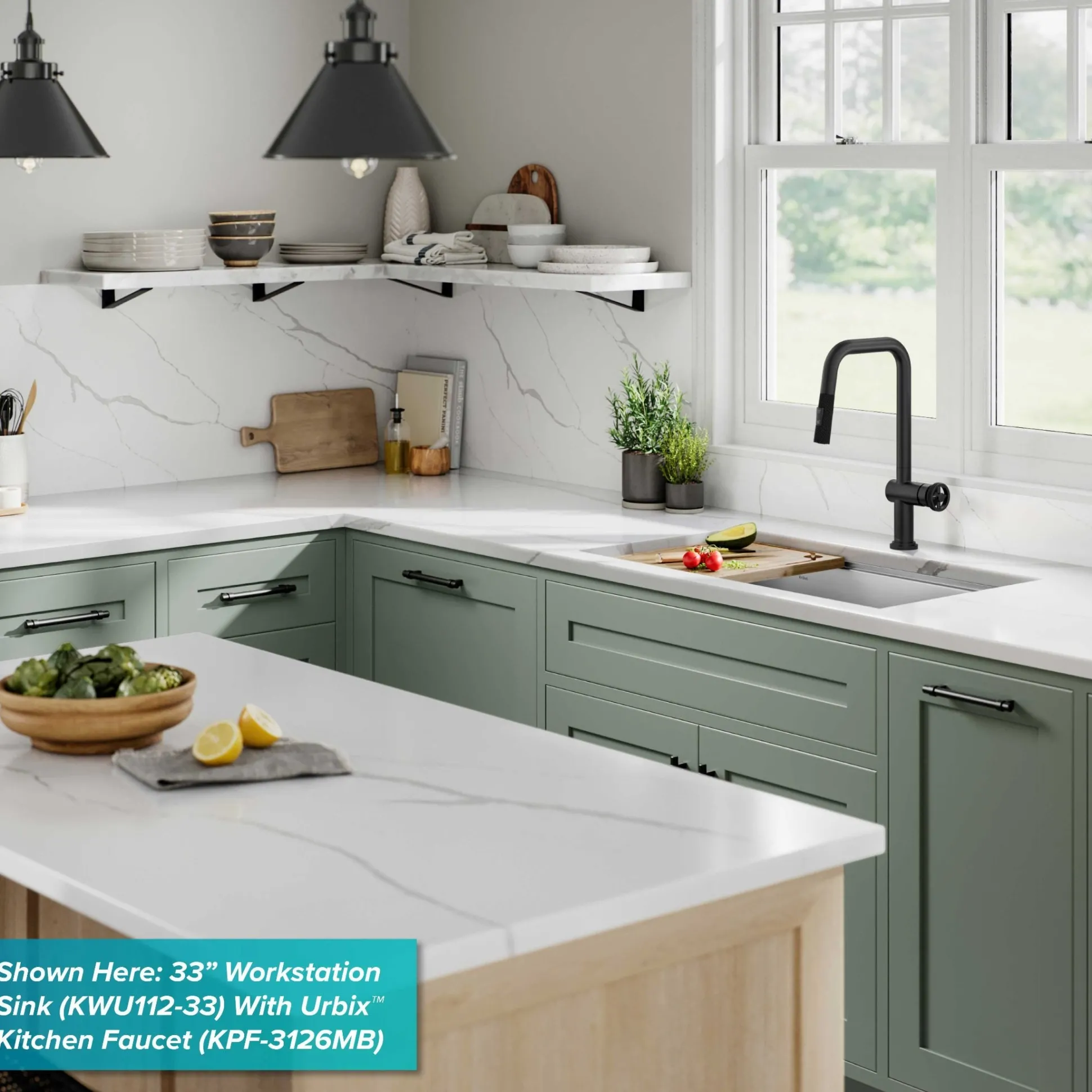 23" Undermount Workstation 16 Gauge Single Bowl Stainless Steel Kitchen Sink with Accessories