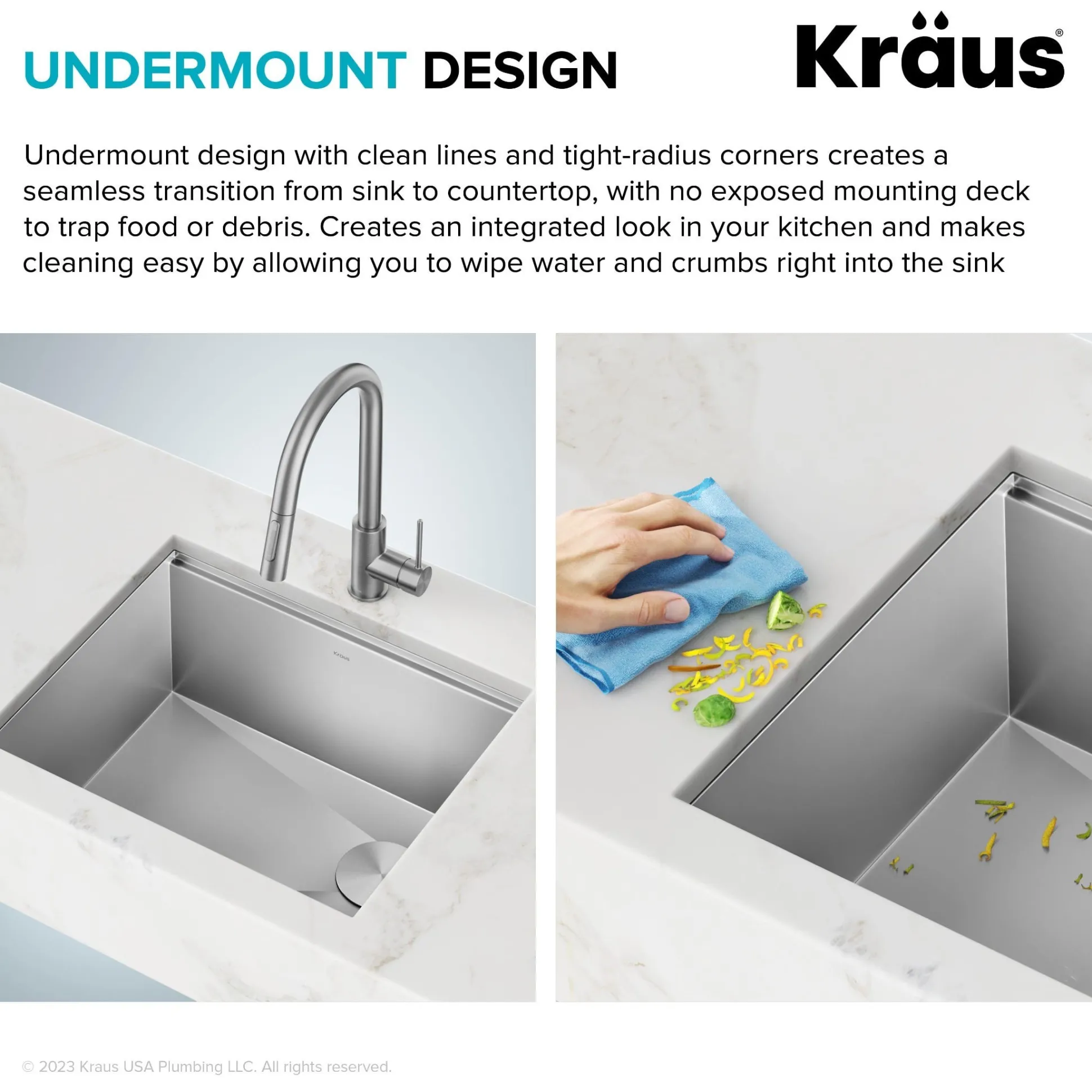 23" Undermount Workstation Single Bowl 16 Gauge Deep Laundry Utility Stainless Steel Kitchen Sink with Accessories
