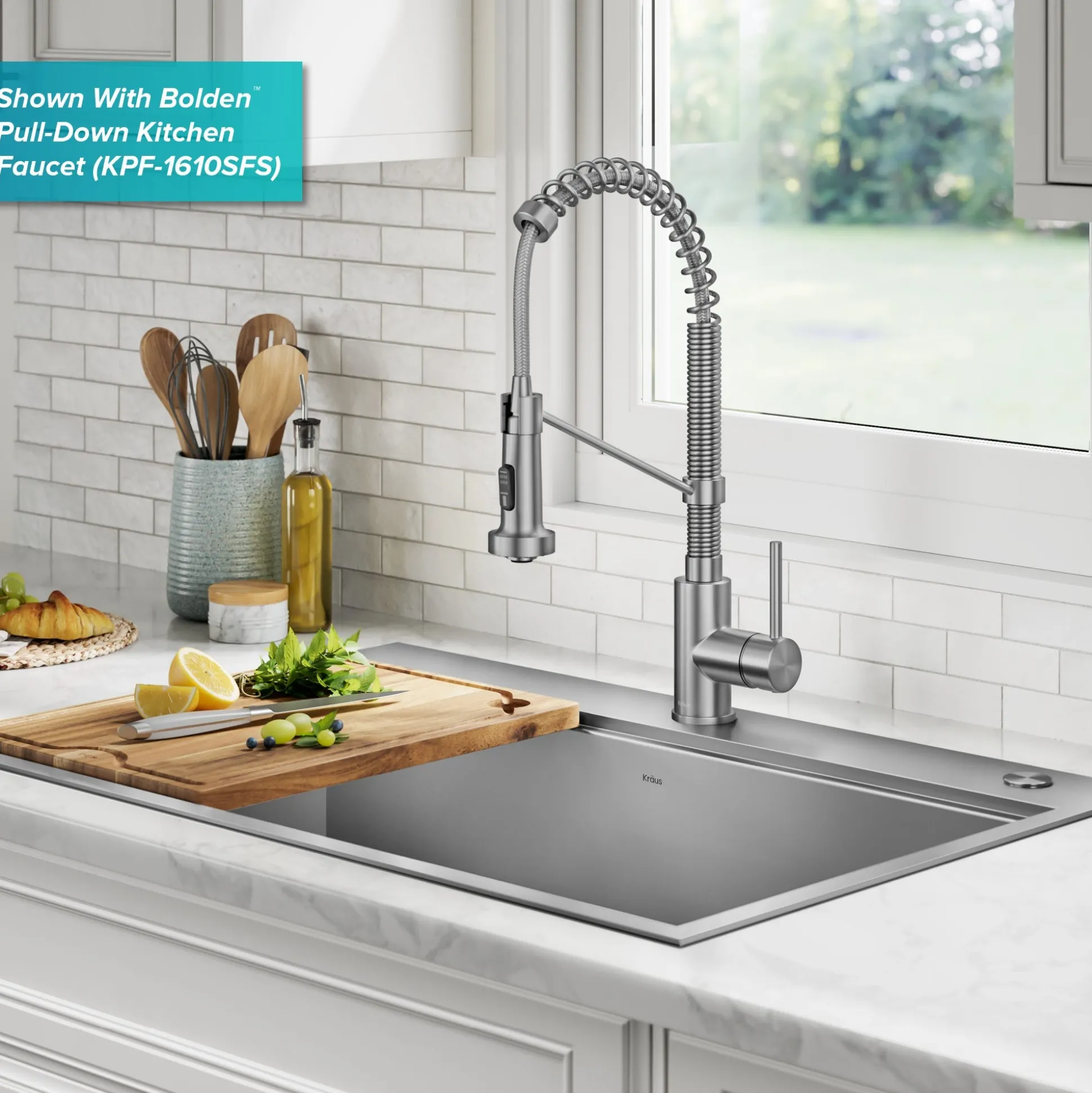Workstation 33" Dual Mount 18 Gauge Stainless Steel Single Bowl Kitchen Sink with Accessories