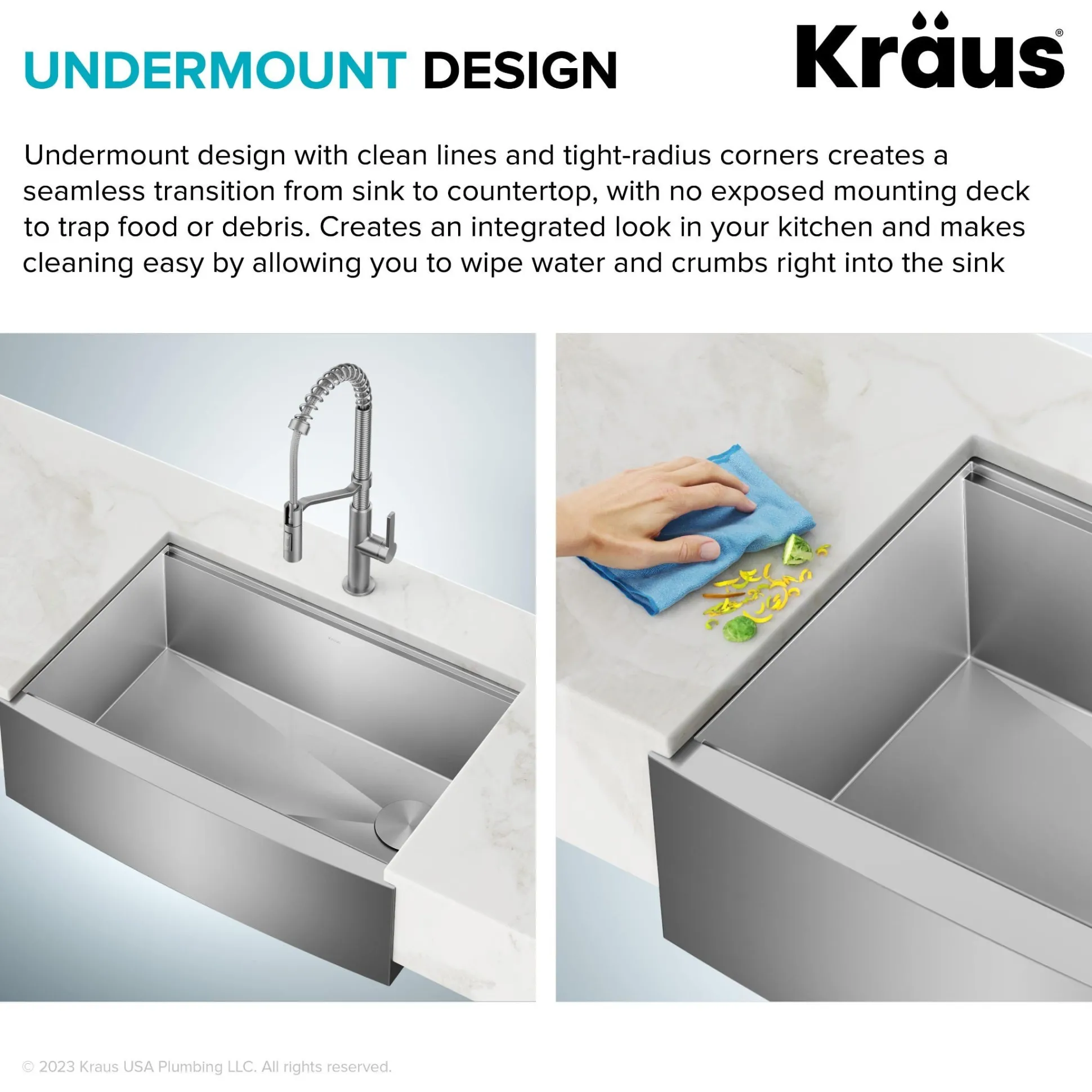 Workstation 30" Flat Apron Front Farmhouse 16 Gauge Stainless Steel Single Bowl Kitchen Sink with Accessories